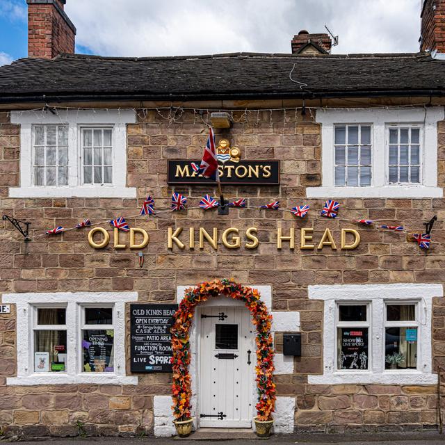 Front of the Old King's Head pub